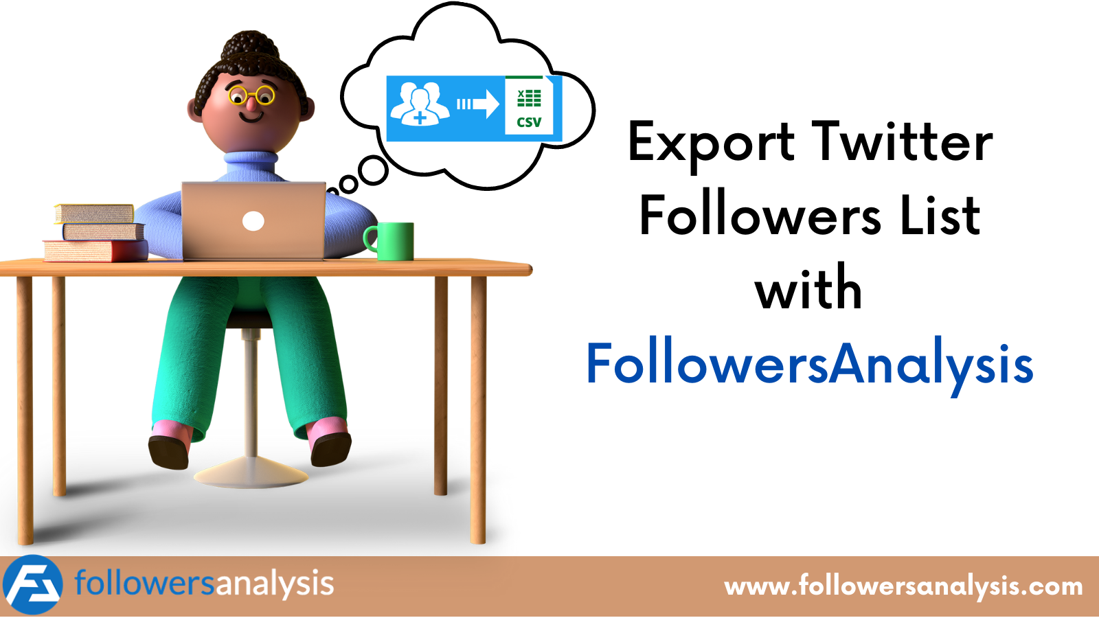 How can I export my Twitter followers into a CSV/Excel file for free