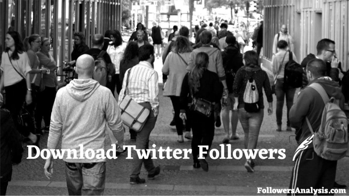 Download Twitter Followers of Someone Else’s Account