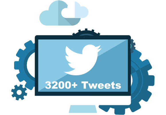 More than 3200 tweet of any twitter account